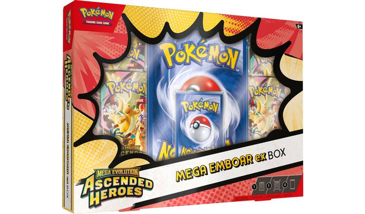 Pokémon Mega Evolution Ascended Heroes Mega Emboar ex Box
