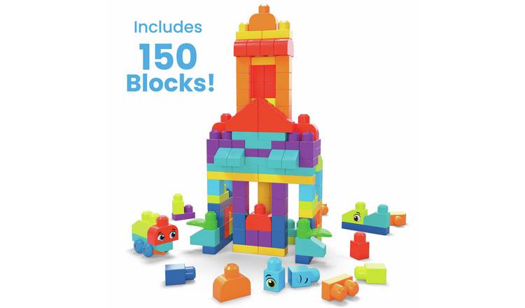 Mega Blocks 150 Piece Bigger Building Bag Block Toy