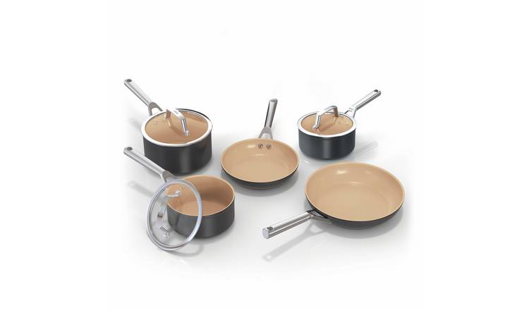 Ninja Extended Life Ceramic 5 Piece Aluminium Pan Set