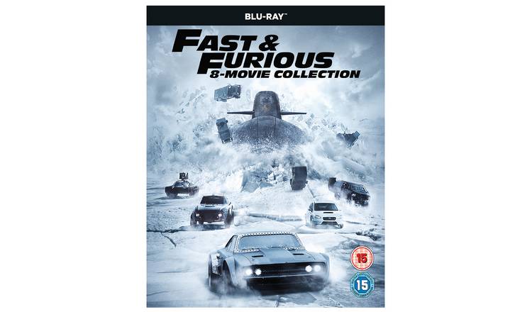 Buy Fast Furious 8 Movie Collection Blu Ray Box Set Dvds And Blu Ray Argos