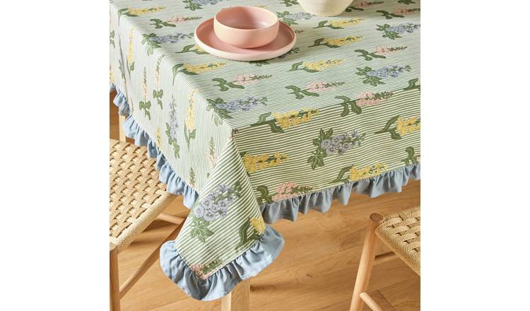 Argos Home Summer Fair Wipe Clean Table Cloth - Green