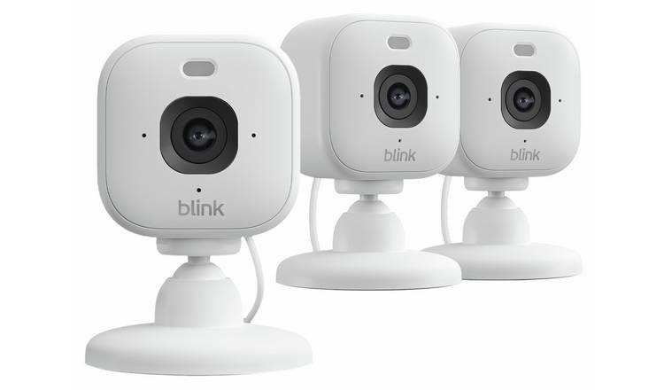 Blink Mini 2K+ Plug-In Security Camera - Pack of 3