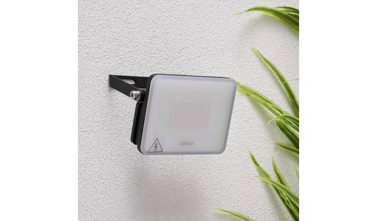 Stanley Frosted 10W LED Floodlight - Black