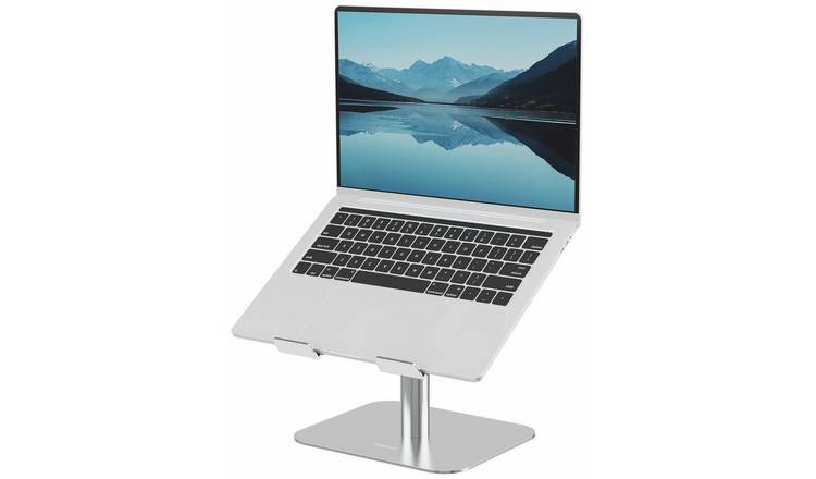 Fellowes Alumia Desk Laptop Stand for Up to 15 Inch Laptops - Silver
