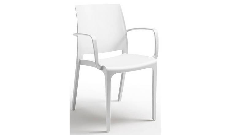 Bica Volga Contract Stack Chair - White