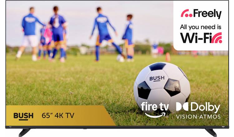 Bush 65 Inch 65USF26 Smart 4K UHD HDR Freely TV