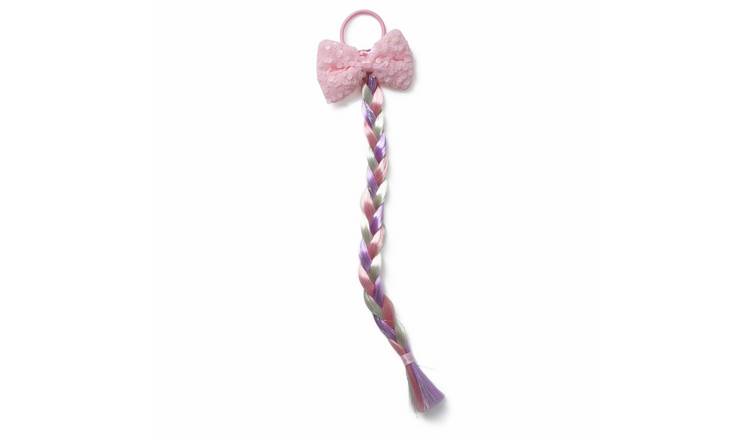Flitzy Bow Plait Ribbon Fake Hair Tie