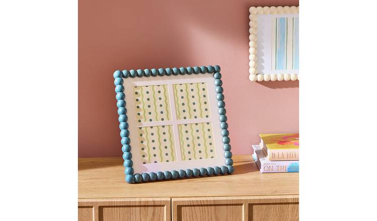 Habitat Bobble Square Multi Photo Blue Picture Frame - 4x4"