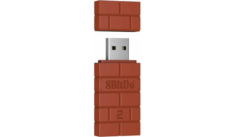 8BitDo Multi-Platform USB Wireless Adapter 2 – Brown