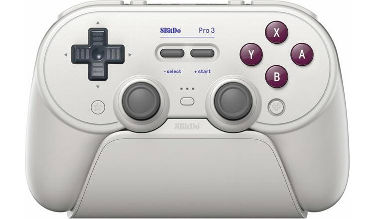 8BitDo Pro 3 Switch 2 & PC Wireless Controller - White