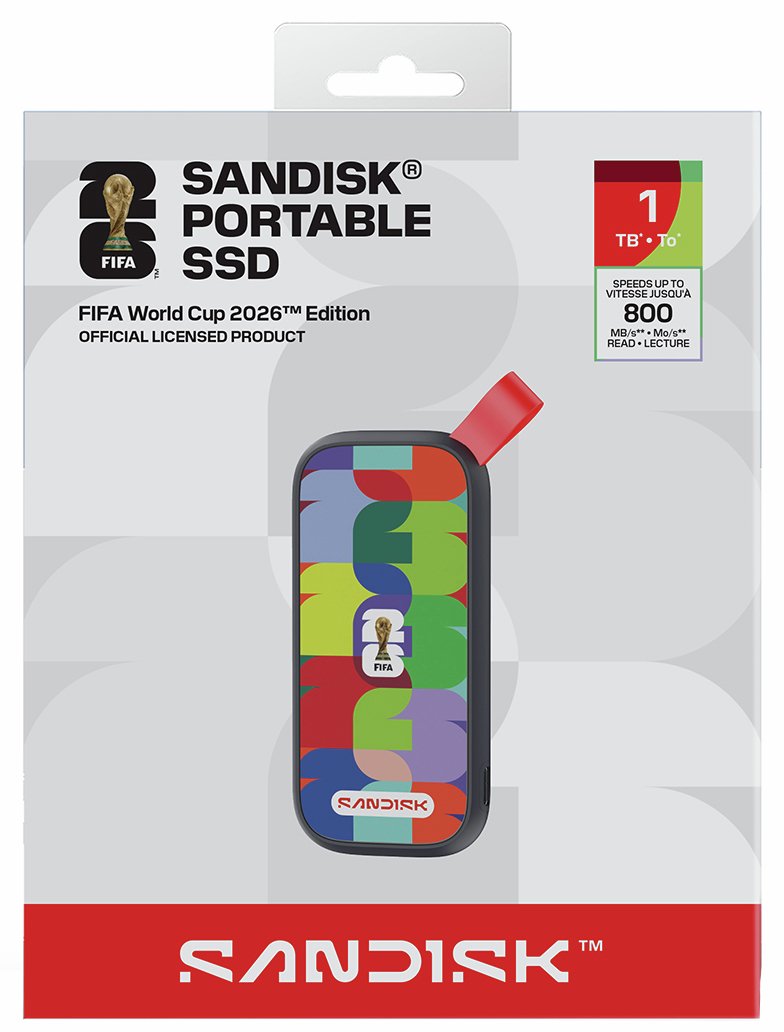 Buy SanDisk 1TB Portable SSD: FIFA World Cup 2026 Edition
