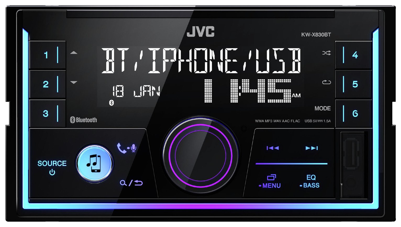 JVC KW-X830BT Car Stereo
