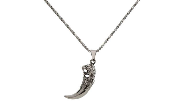 Revere Men's Stainless Steel Tiger Claw Pendant