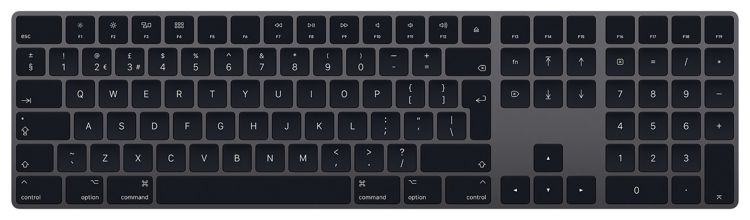 Apple Magic Keyboard with Numeric Keypad - Space Grey