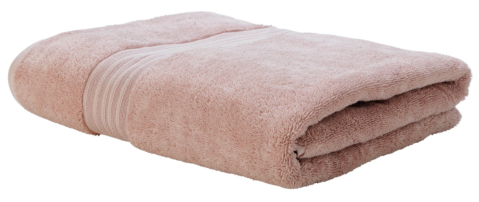 Argos Home Egyptian Cotton Bath Sheet - Blush