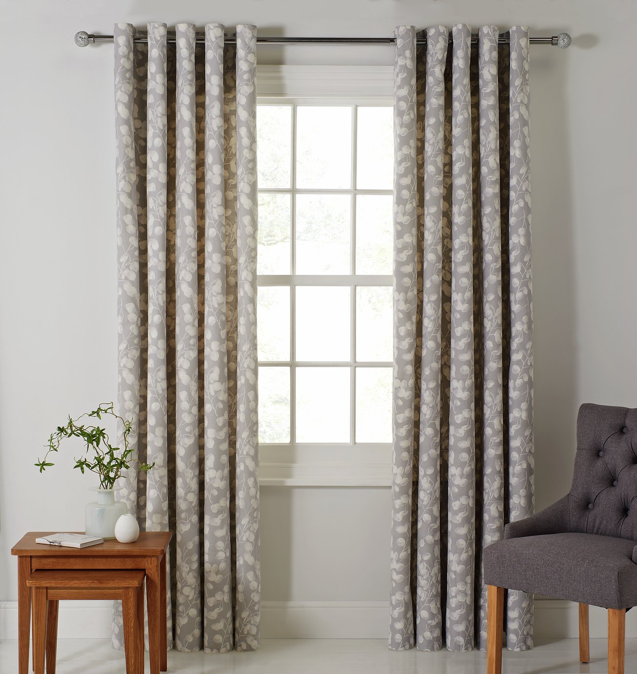 Argos Home Honesty Lined Eyelet Curtains 168x183cm Reviews