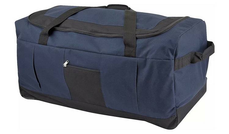 Buy Medium Navy Blue Wheeled Holdall Holdalls Argos