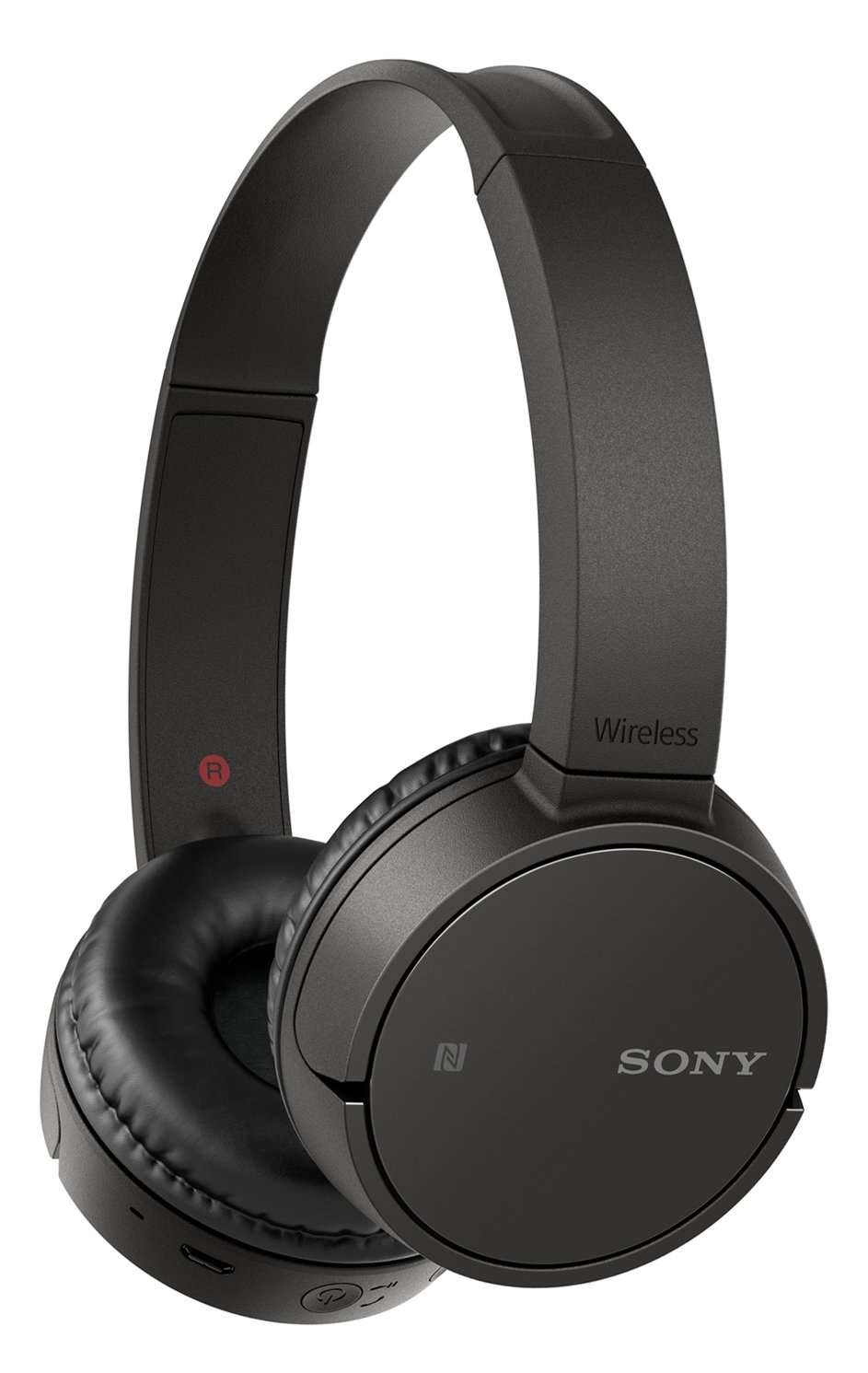 Sony WH-CH500 On-Ear Wireless Headphones - Black