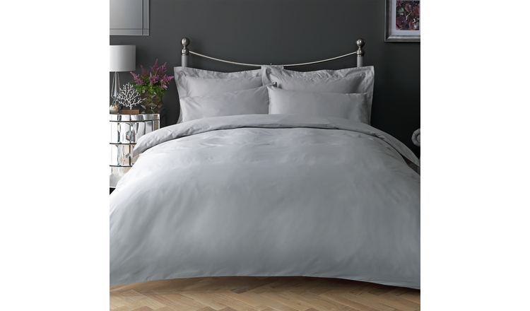 Buy Argos Home 400tc Egyptian Cotton Oxford Duvet Set