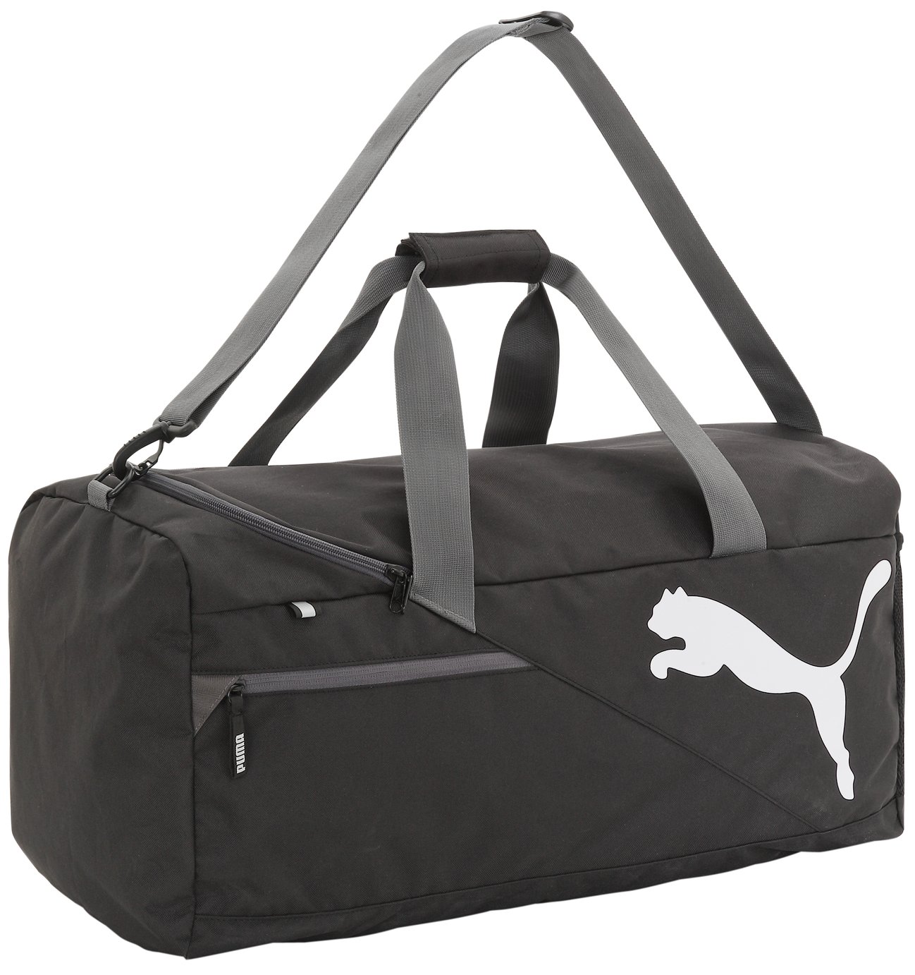 Puma Black Fundamental Medium Sports Bag (8198677) | Argos Price ...