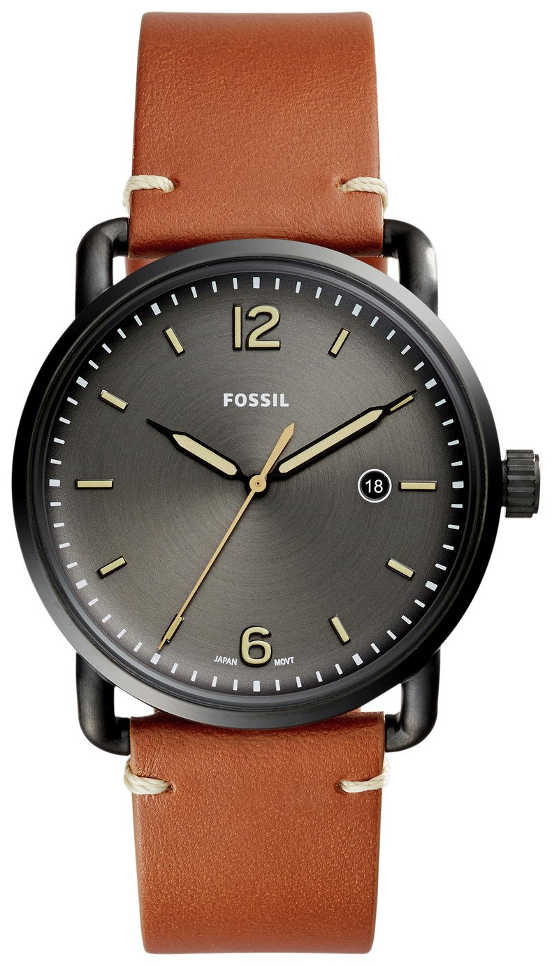 Fossil Commuter Men's Brown Leather Strap Watch review