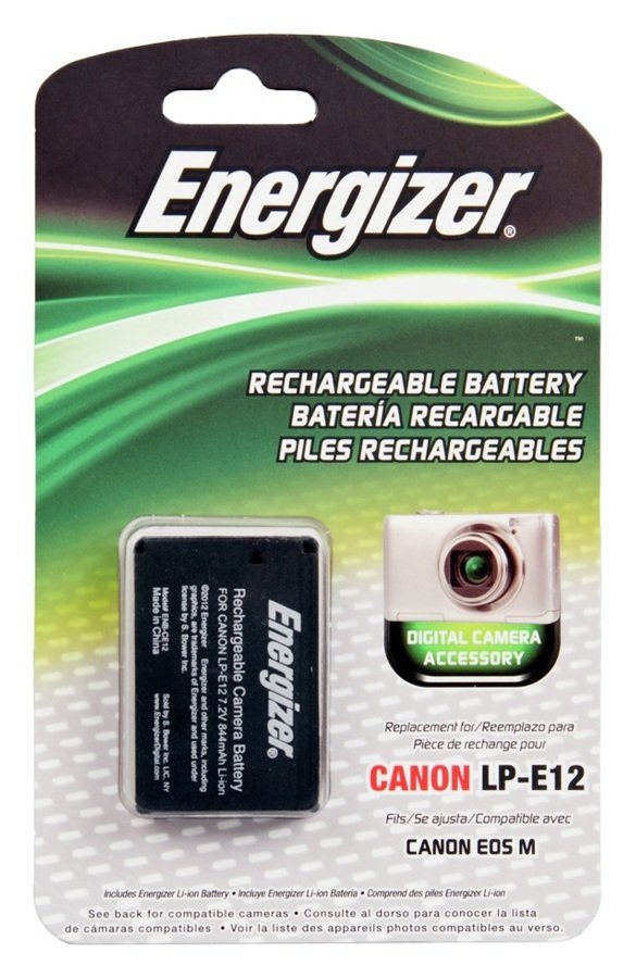Energizer ENB-CE12 Camera Battery for Canon LP-E12