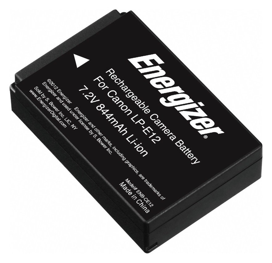 Energizer ENB-CE12 Camera Battery for Canon LP-E12 Review
