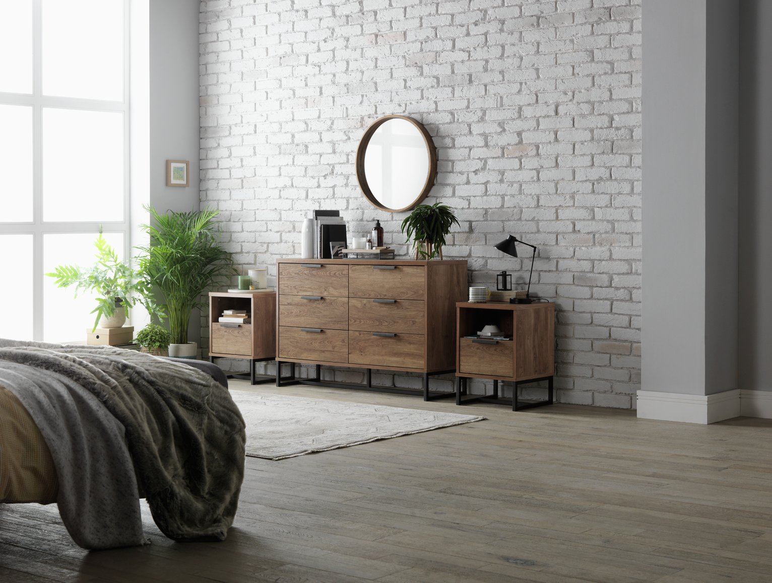 Argos Home Nomad 2 Bedside & 3+3 Drawer Package Reviews