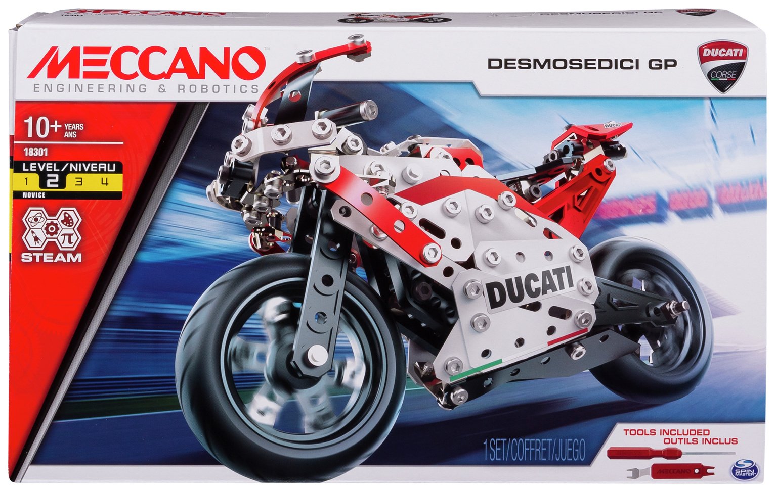 Meccano Ducati Moto GP Bike Review