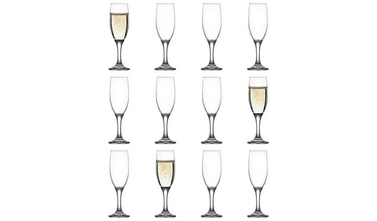LAV Misket Glass Champagne Flutes - 190ml - Pack of 12