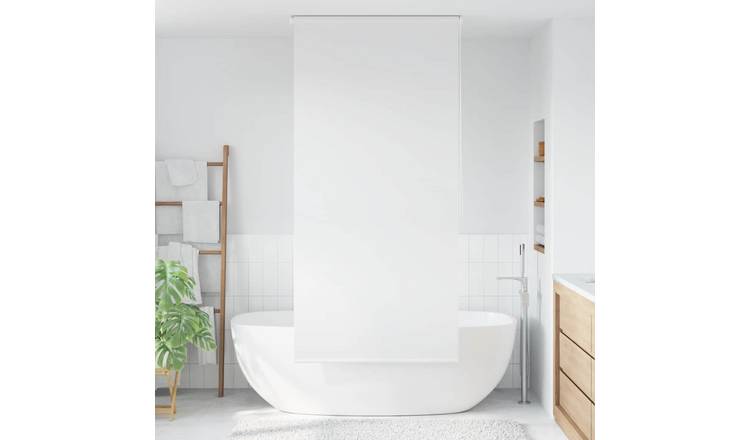 Walplus Shower Roller Blind - White - 100 x 240 cm