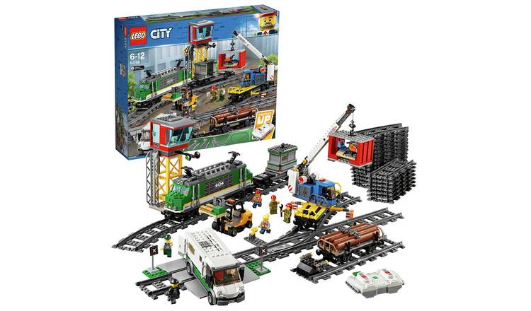 LEGO City Cargo Train Bluetooth Remote Control Set 60198