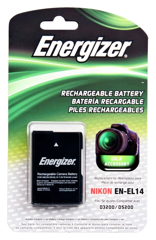 Energizer ENB-NEL4 Camera Battery for Nikon EN-EL14