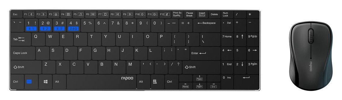 Rapoo 9060M Multi-Mode Wireless Keyboard and Mouse review