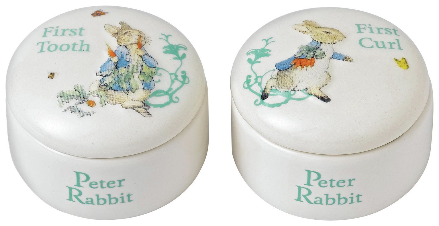 Beatrix Potter Peter Rabbit First Tooth & Curl Boxes