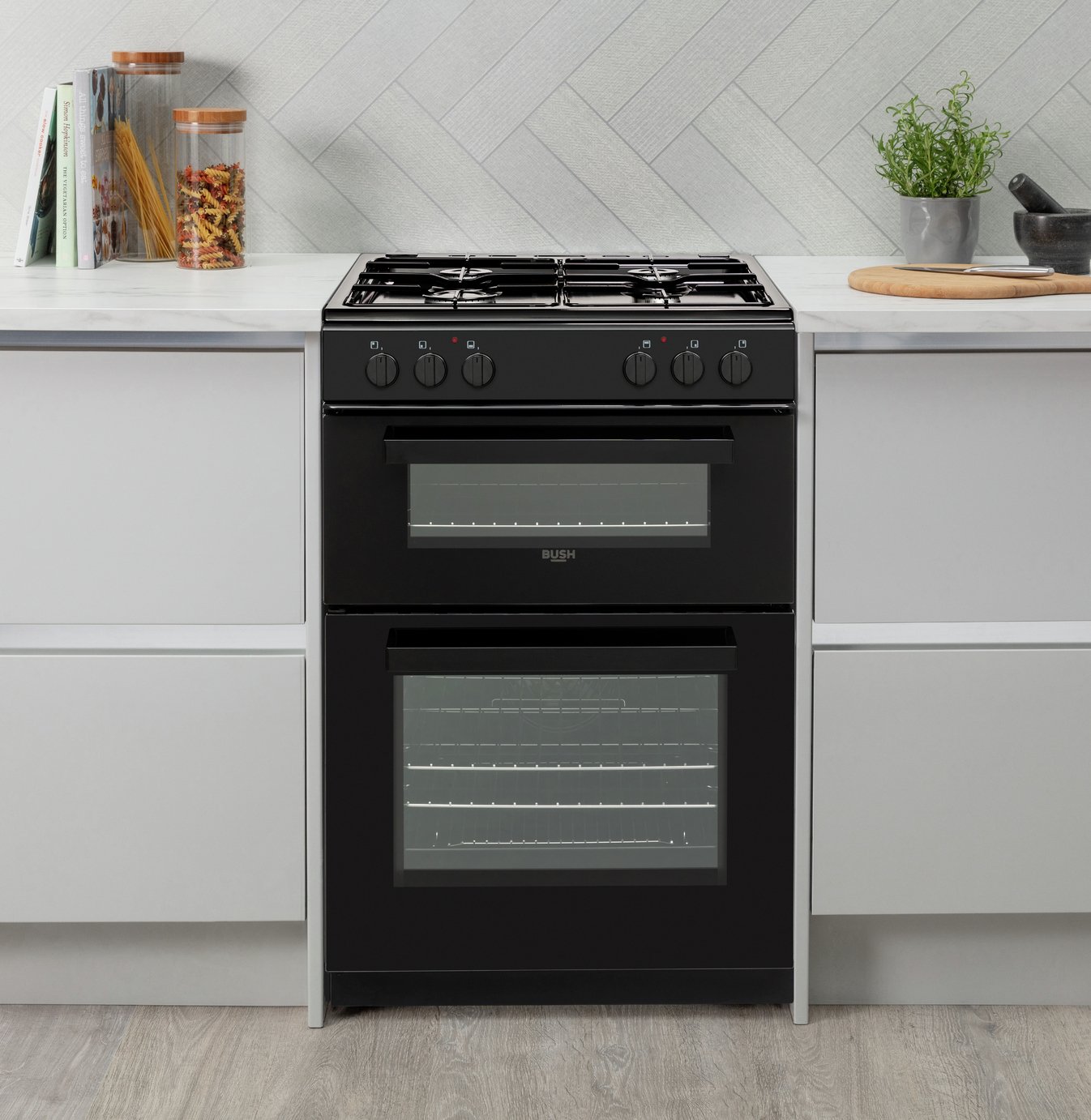 Bush DHBDFDBL60B 60cm Double Oven Dual Fuel Cooker Review