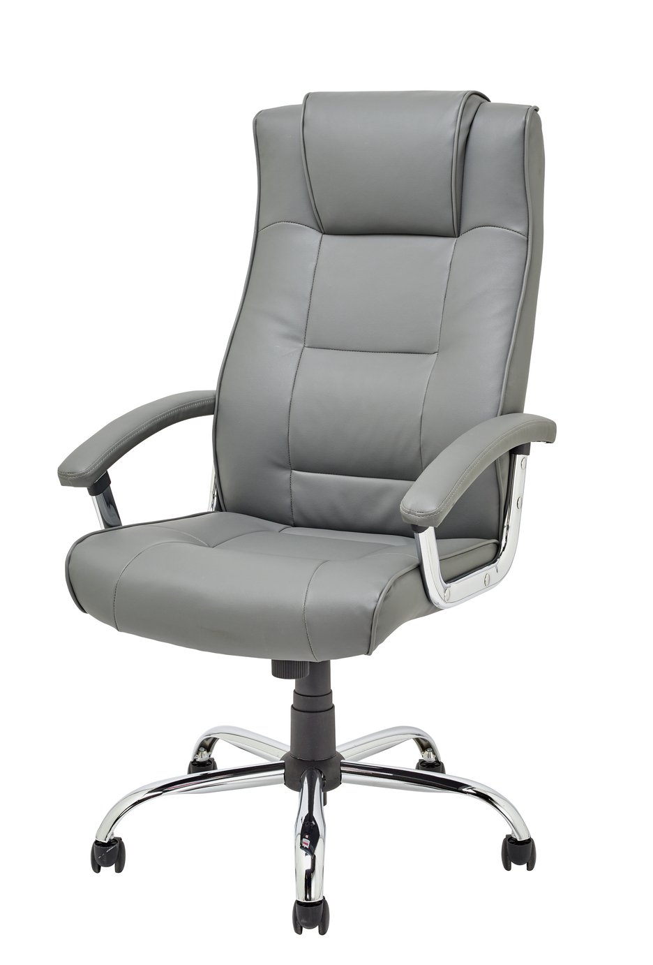 Argos Home High Back Adjustable Office Managers Chair - Grey