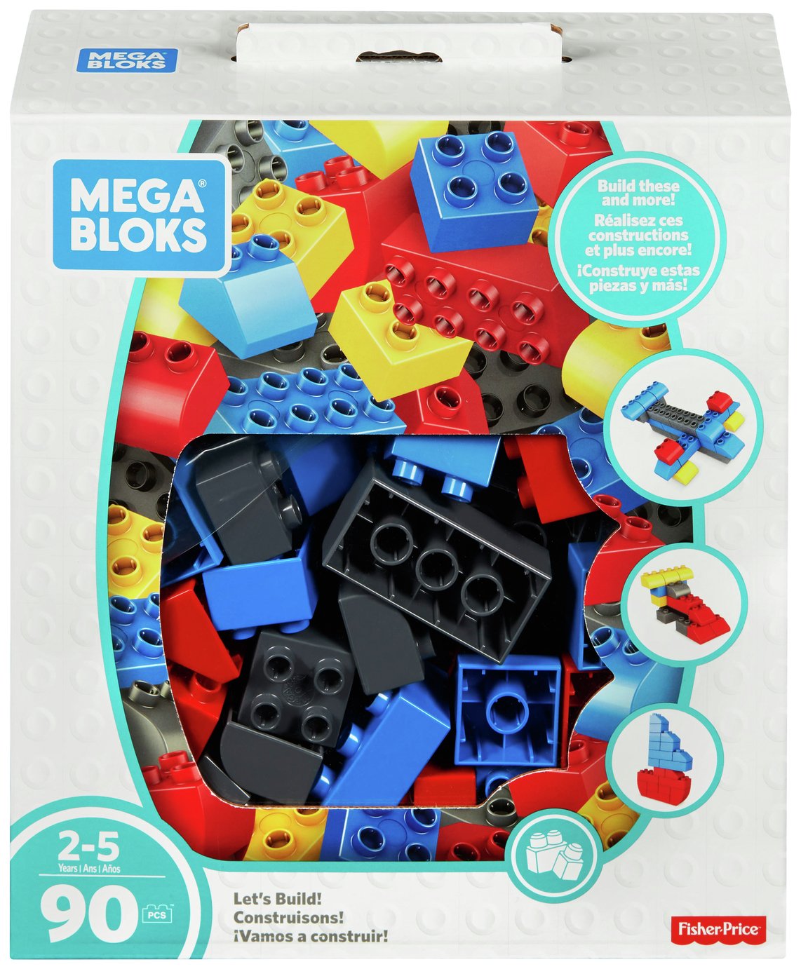 Mega Bloks Let's Build! 90 Block Set