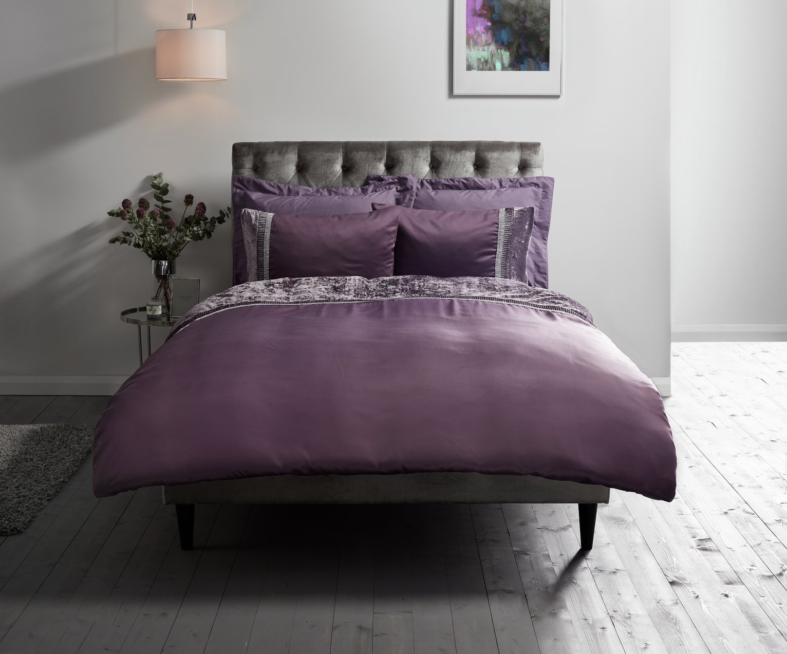 Julian Charles Lia Mauve Bedding Set Reviews