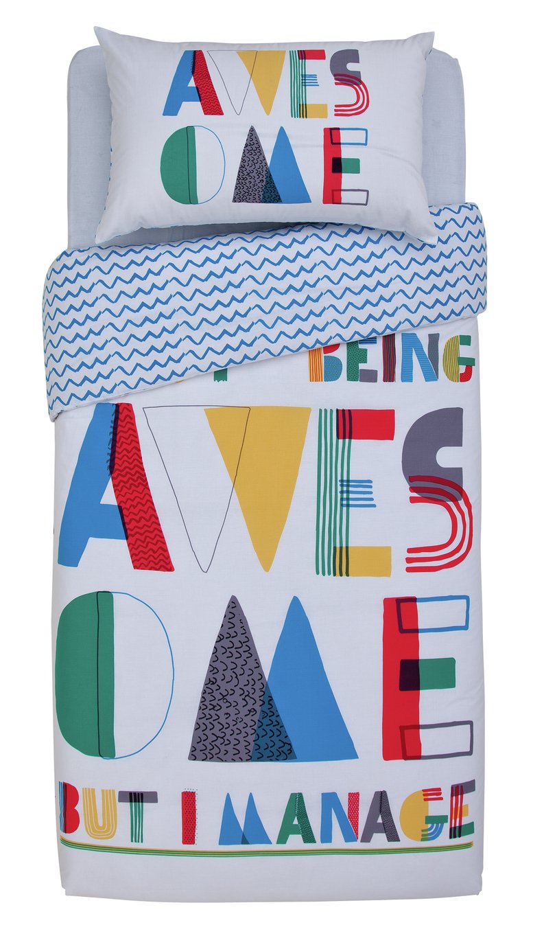 Argos Home Awesome Bedding Set