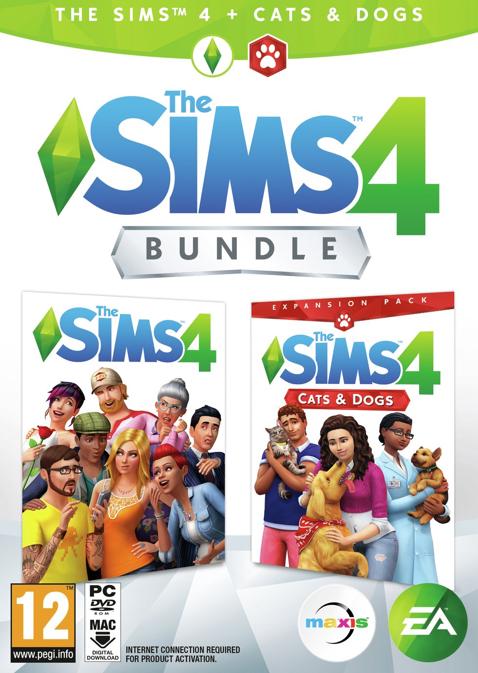 The Sims 4 with Cats and Dogs Expansion PC Game