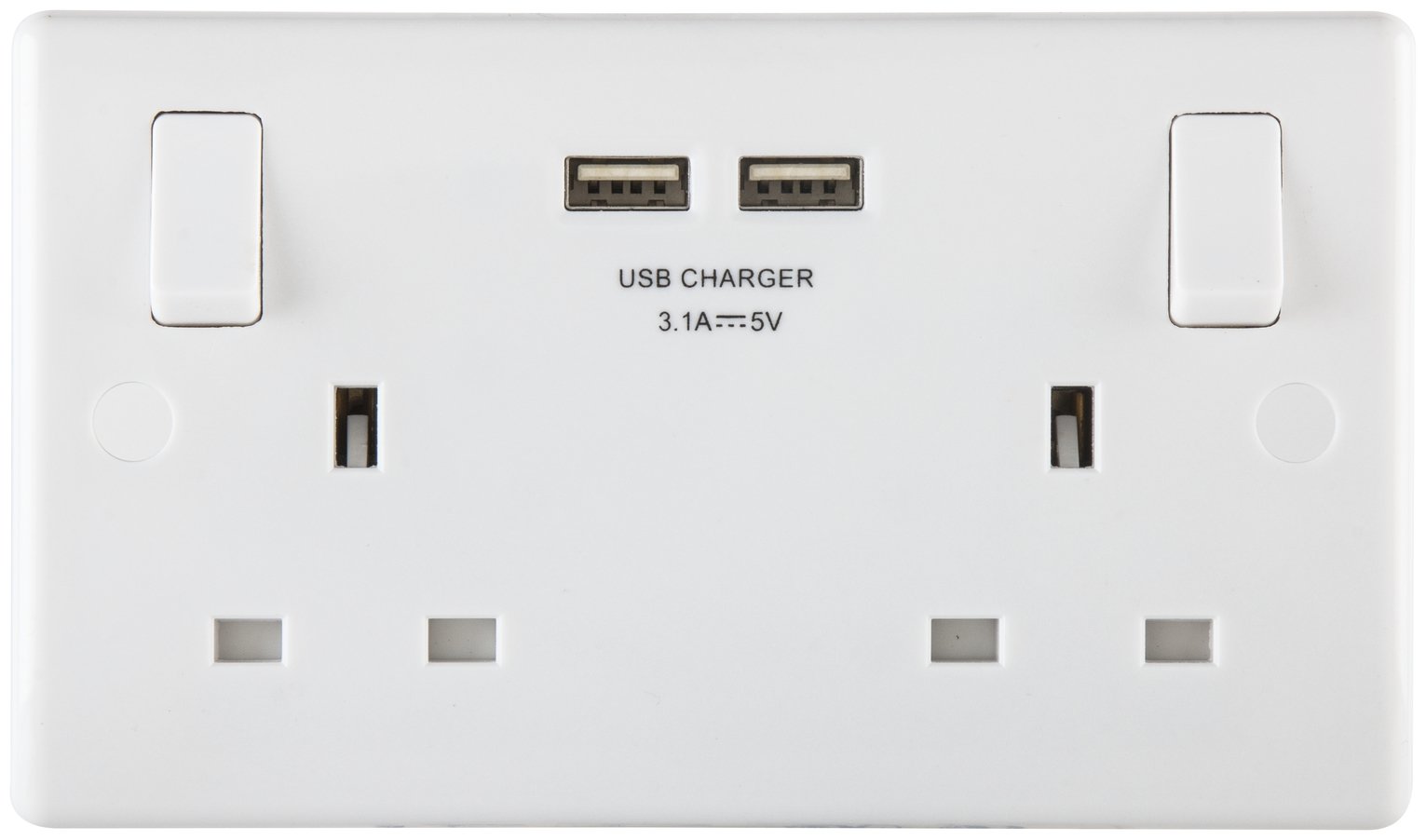 BG Nexus 2 Gang Sockets with 2 X USB 3.1 Sockets Reviews
