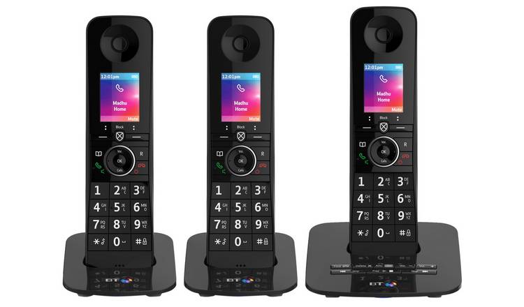 BT Premium Cordless Telephone & Answering Machine - Triple