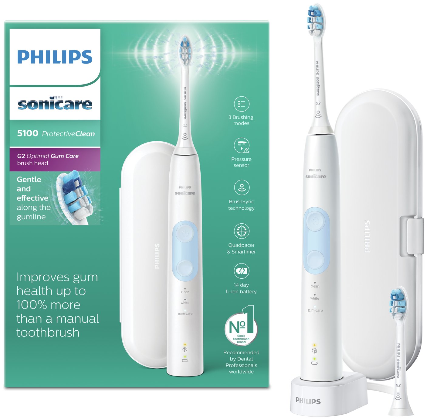 Philips ProtectiveClean Electric Toothbrush Series 5100