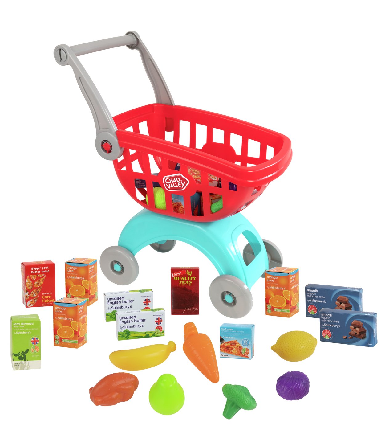 Chad Valley Shopping Trolley with 30 Accessories