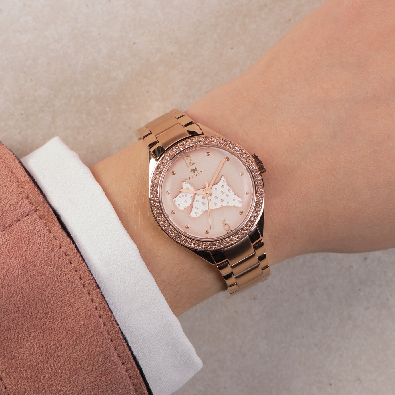 Radley Ladies' Great Outdoors RY4190 Rose Gold Plated Watch Reviews