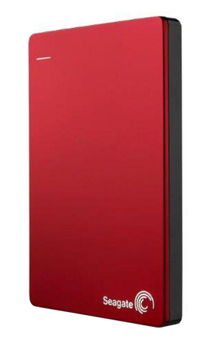 Seagate BUP 2TB Slim Portable Hard Drive - Red