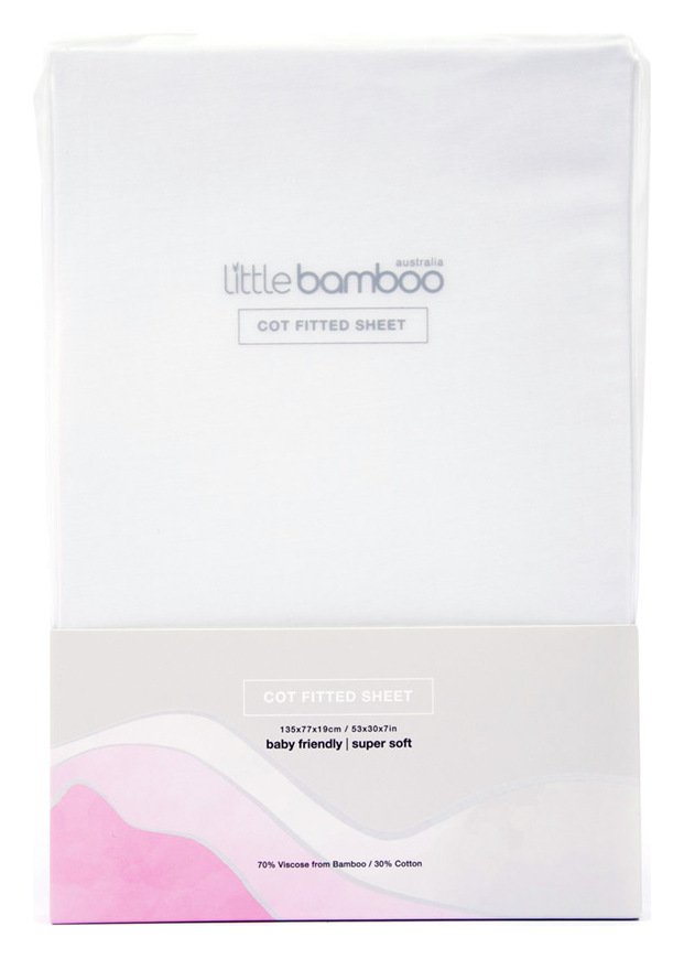 Little Bamboo Cotbed Fitted Sheet