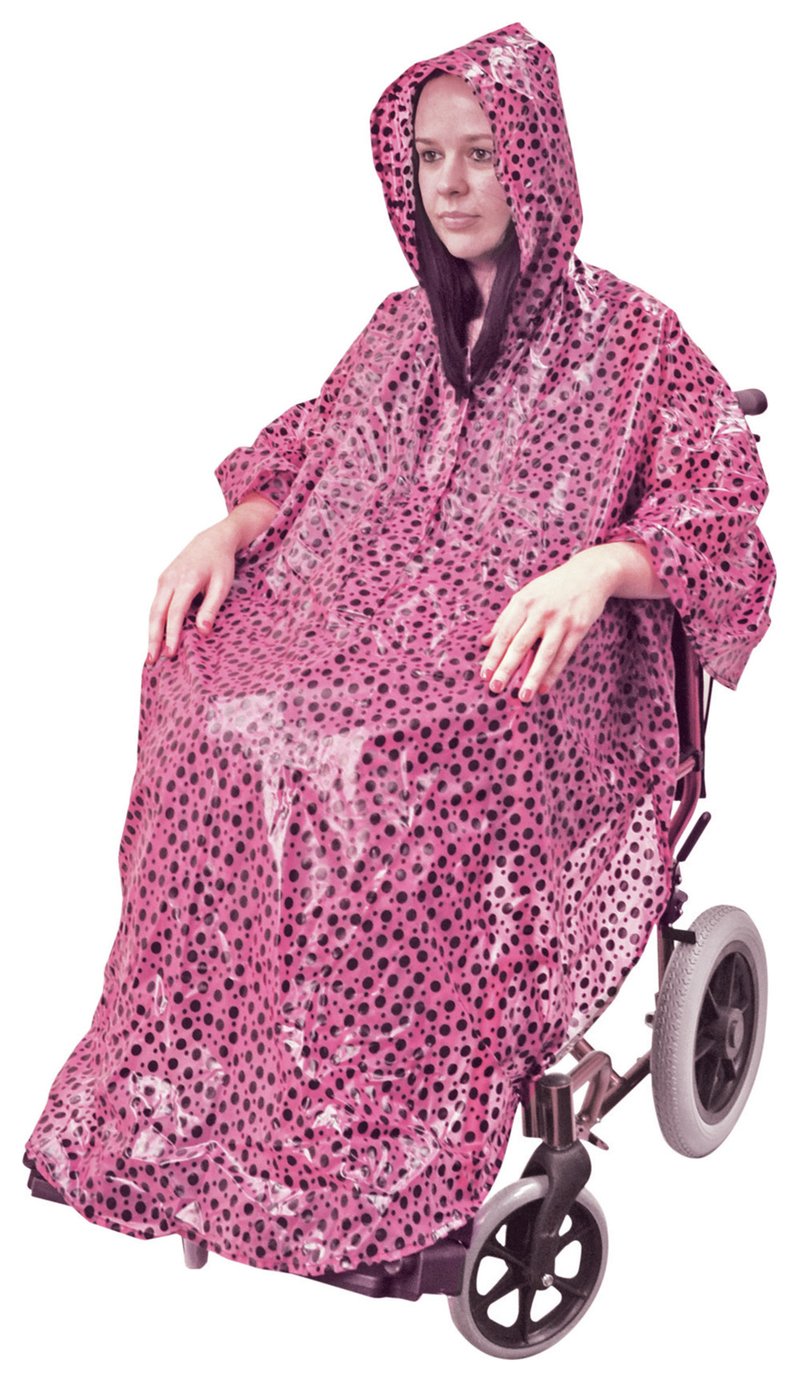 Aidapt Rainproof Coverall for Wheelchair - Polkadot