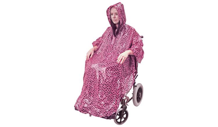 Aidapt Rainproof Coverall for Wheelchair - Polkadot